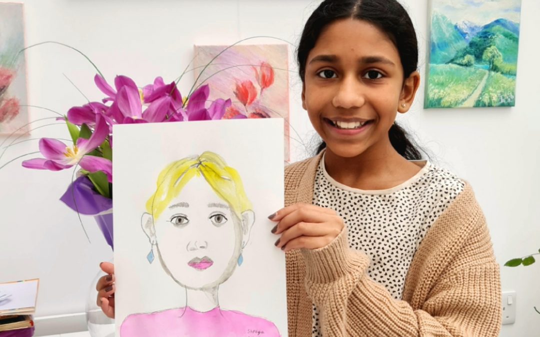 portrait workshops London Chessington art lessons classes children adults qts art teacher irina taneva