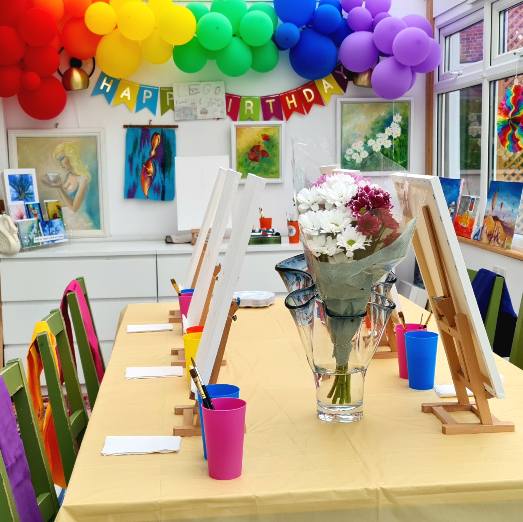 art party sip and paint birthday private painting celebrations  irina taneva professional tutor
