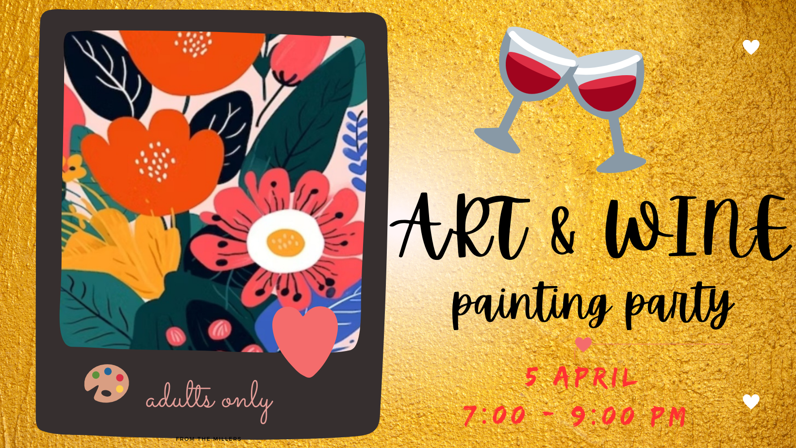 art and wine sip and paint party for international women's day relaxing fun activity best gift to a woman