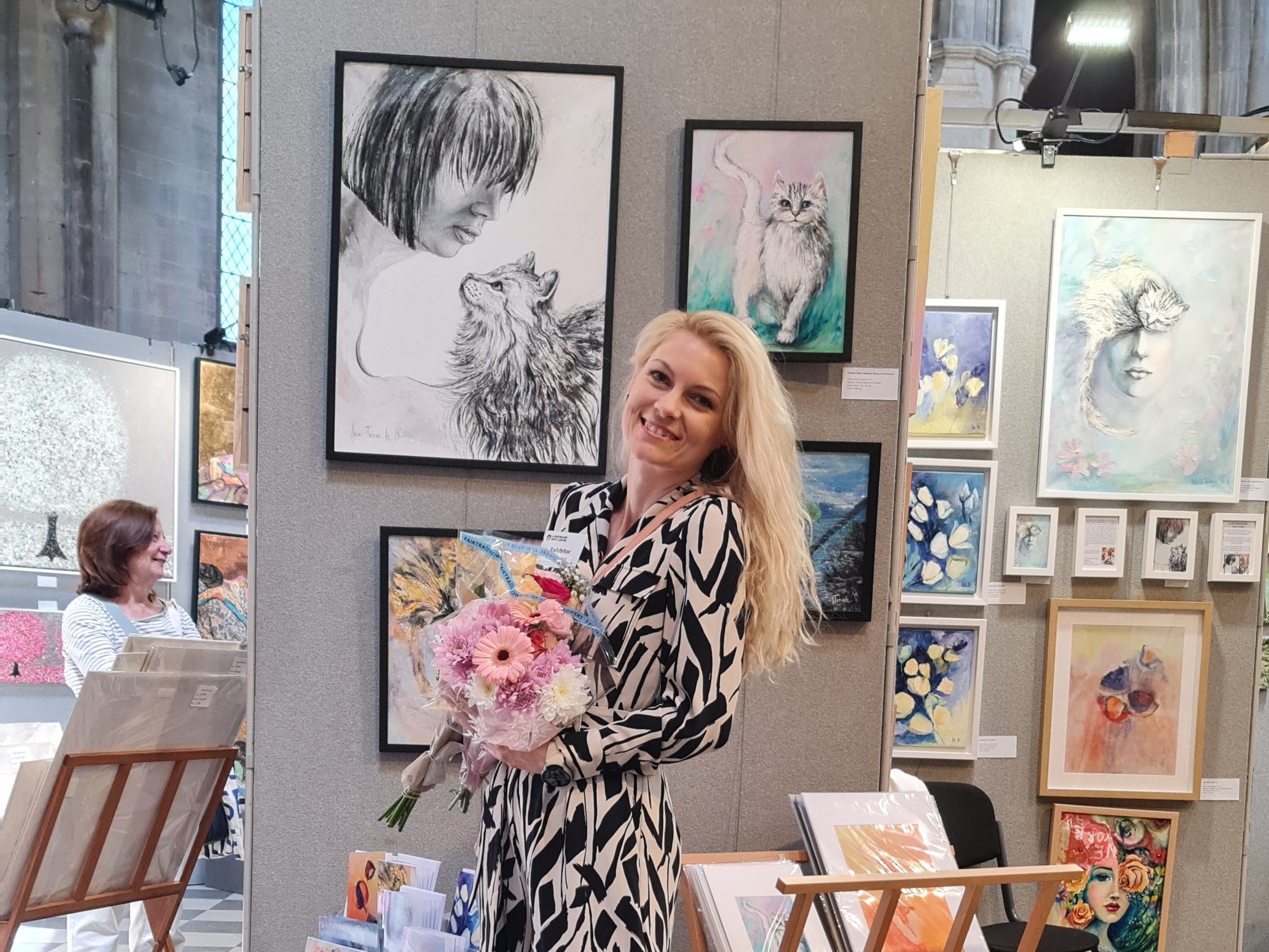 Irina Taneva Iri IR Fine Art Painter Studio Abstract realism style SAOS KAOS VAA open studios cat drawing painting mixed media Irina Taneva Iri IR Fine Art Painter Studio Abstract realism style SAOS KAOS VAA open studios cat drawing painting mixed media