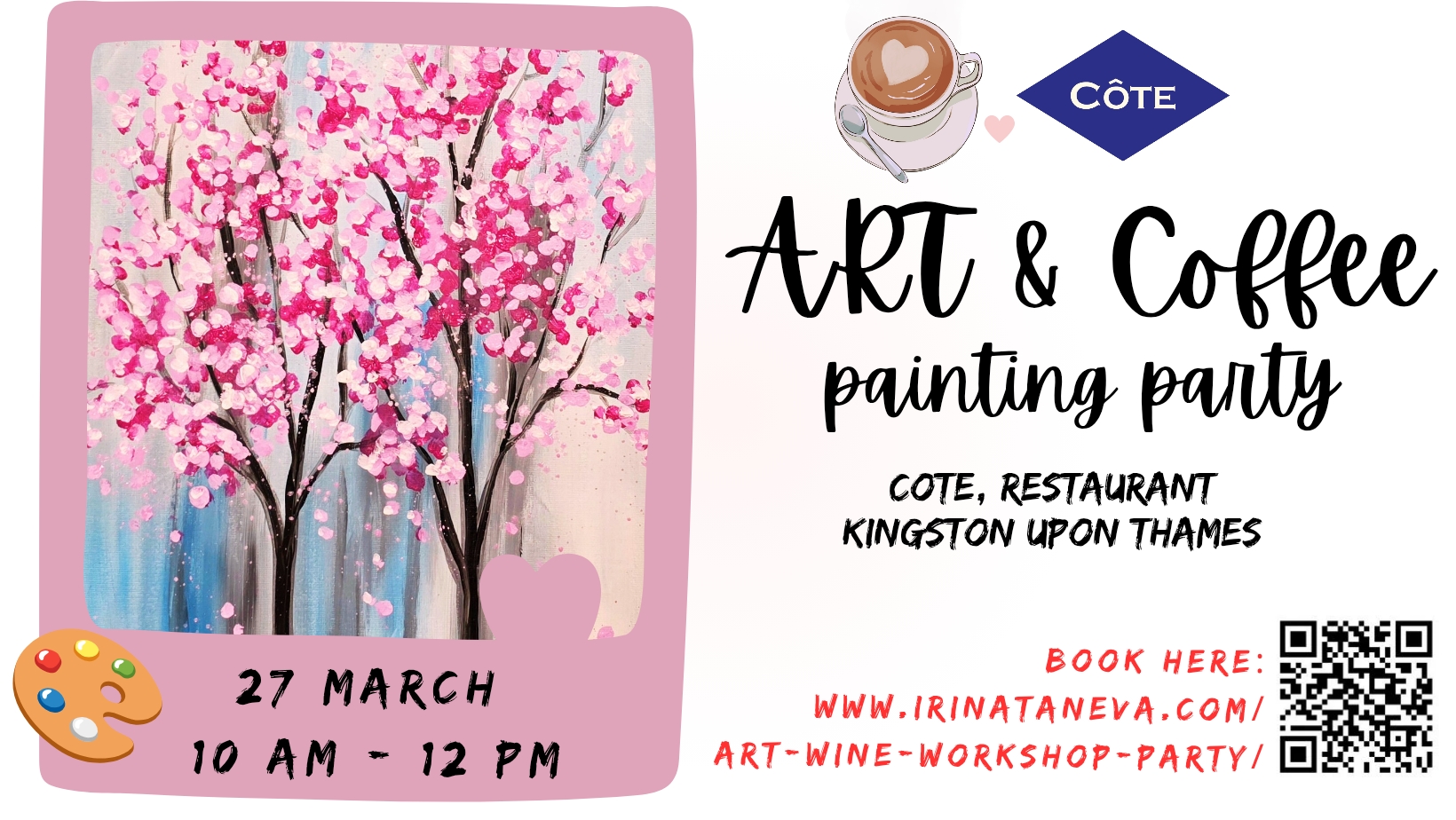 Mother’s Day Sip and Paint international women's day gathered painting on canvases, prosecco wine nearby creative, relaxed atmosphere special experience to share with mums, gift to mothers partner cherished women meaningful artistic celebration London Surrey Surbiton Kingston