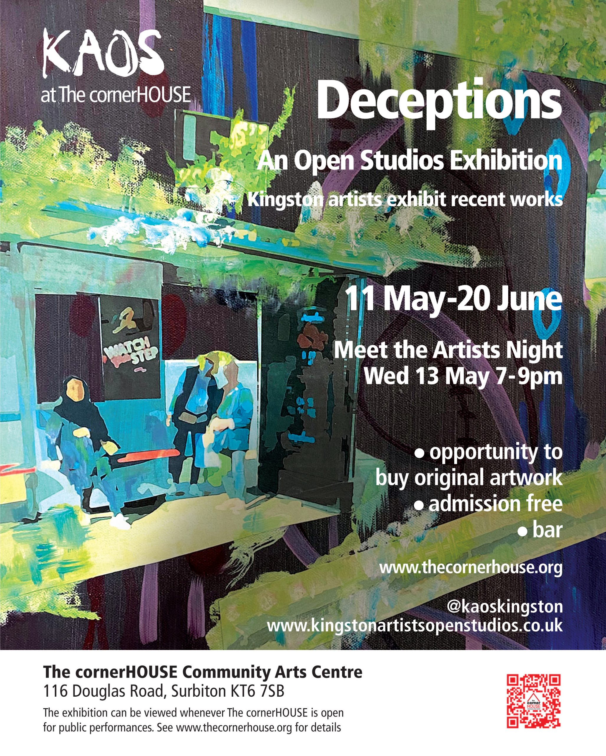 Irina Taneva Iri IR KAOS @ ThecornerHOUSE Deseptions exhibition Surbiton London