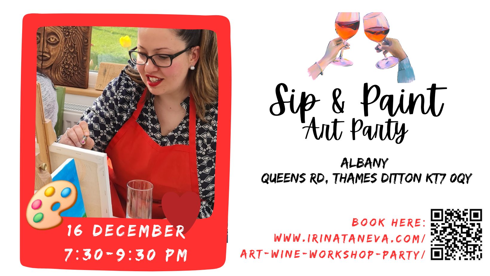 october sip and paint art party Surbiton Kingston London Richmond pumpkin halloween adult fun painting and drinking no experience family and friends event Albany Thames Ditton Long Ditton Molesey Ham Hampton Wick Hampton Court
